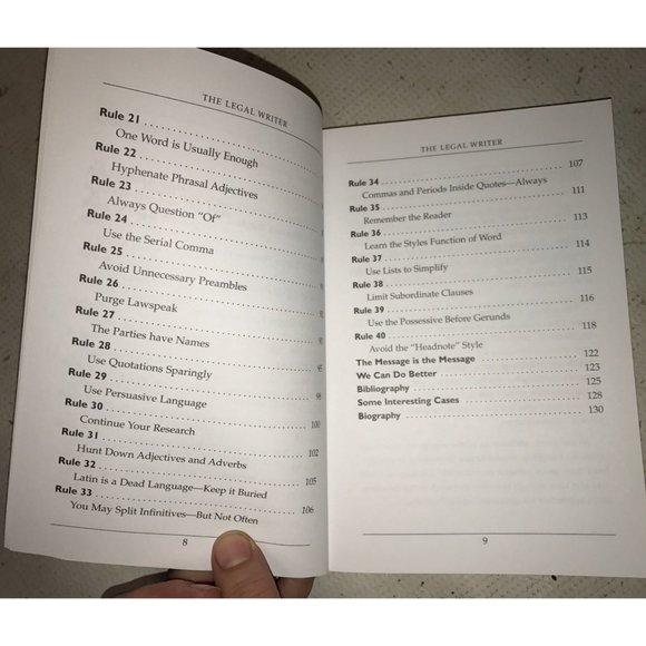THE LEGAL WRITER 2ND EDITION BOOK BY JUDGE MARK PAINTER - Picture 5 of 7
